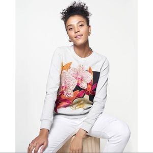 The Kit Rumi Sweatshirt in Bali Orchids